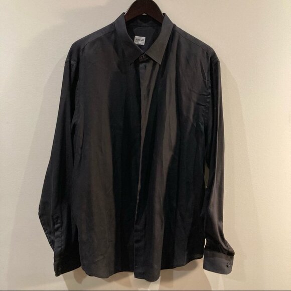 ARMANI COLLEZIONI Sz XXL  100% Cotton Button Front Shirt - Picture 3 of 10